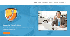 Desktop Screenshot of dealershipphonetraining.com